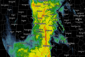 Severe Threat Over For Western Half Of North & Central Alabama