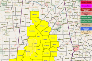 More Counties Removed From The Tornado Watch