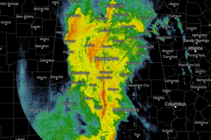 A Brief Update On Our Weather At 9:30 AM; Line Of Storms Approaching Birmingham