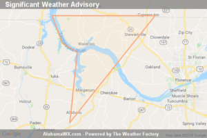 Significant Weather Advisory For Northwestern Lauderdale And Northwestern Colbert Counties Until 11:30 AM CST