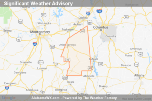 Significant Weather Advisory For South Central Lee, Bullock,  Southeastern Macon, Barbour And Western Russell Counties Until 11:30 AM CDT