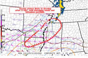 First Mesoscale Discussion Issued To Our West… Tornado Watch Imminent