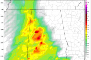 A Quick Look at the Alabama Weather Situation Early This Morning:  Severe Storms Possible Today