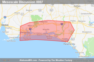 SPC Mesoscale Discussion: Severe Potential… Watch Unlikely