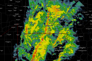 Squall Line Approaching The Birmingham Metropolitan Area