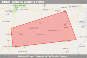 The Tornado Warning For East Central Bullock And Northwestern Russell Counties Is Cancelled
