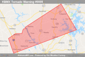 A Tornado Warning Remains In Effect Until 3:15 PM CST For Northeastern Elmore, West Central Tallapoosa And Southeastern Coosa Counties