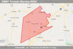 A Tornado Warning Remains In Effect Until 10:00 AM CST For North Central Sumter County