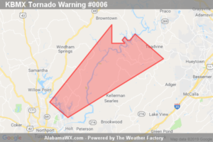 The Tornado Warning For North Central Tuscaloosa And West Central Jefferson Counties Is Cancelled