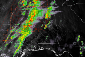 Main Line Of Storms Now Moving Into West Alabama