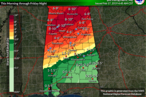 A Look At The Flooding Potential Ahead For Alabama