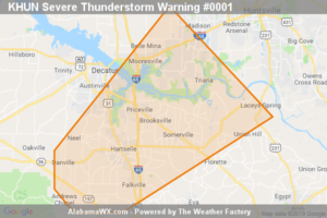 The Severe Thunderstorm Warning For Southwestern Madison,  Southeastern Limestone And Central Morgan Counties Is Cancelled