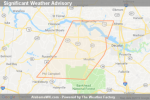 Significant Weather Advisory For Southeastern Lauderdale, West Central Limestone, Southeastern Colbert, Eastern Franklin And Lawrence Counties Until 10:15 PM CST