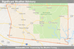 Significant Weather Advisory For Northwestern Walker,  Northeastern Marion And Winston Counties Until 6:00 PM CST