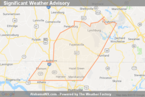 Significant Weather Advisory For Northwestern Madison,  Northeastern Limestone, Moore, Lincoln And Northwestern Franklin Counties Until 11:15 PM CST