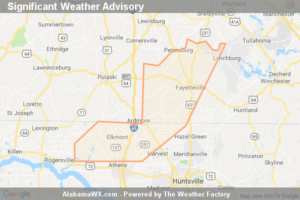 Significant Weather Advisory For Northwestern Madison, Northern Limestone, Northwestern Moore And Lincoln Counties Until 10:30 PM CST