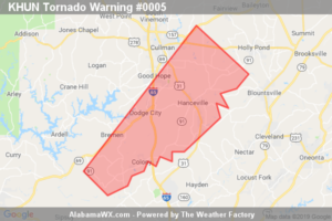 The Tornado Warning For Southeastern Cullman County Will Expire At 8:30 PM CST