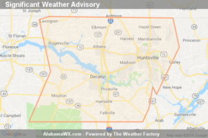Significant Weather Advisory For Madison, Eastern Lauderdale, Limestone, Morgan And Lawrence Counties Until 6:45 PM CST Significant Weather Advisory For Madison, Eastern Lauderdale, Limestone, Morgan And Lawrence Counties Until 6:45 PM CST