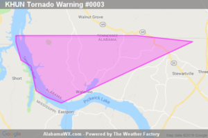 The Tornado Warning For Northwestern Lauderdale County Is Cancelled