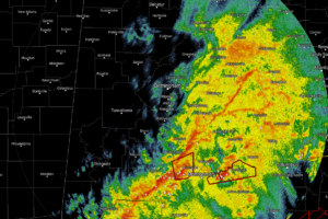 Tornado & Damaging Wind Threat Continues At 1:30 PM