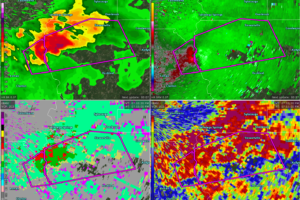 Confirmed Tornado Now Moving Into Coosa County