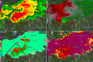 Heads Up Selma & Points To The North, Rotating Storm Approaching