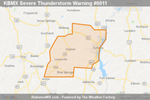 The Severe Thunderstorm Warning For Southeastern Barbour County Is Cancelled