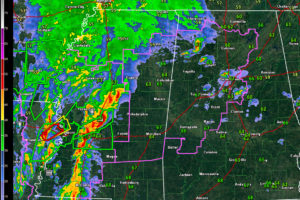 Tornado Watch for Much of Central and North Alabama Until 3 a.m.