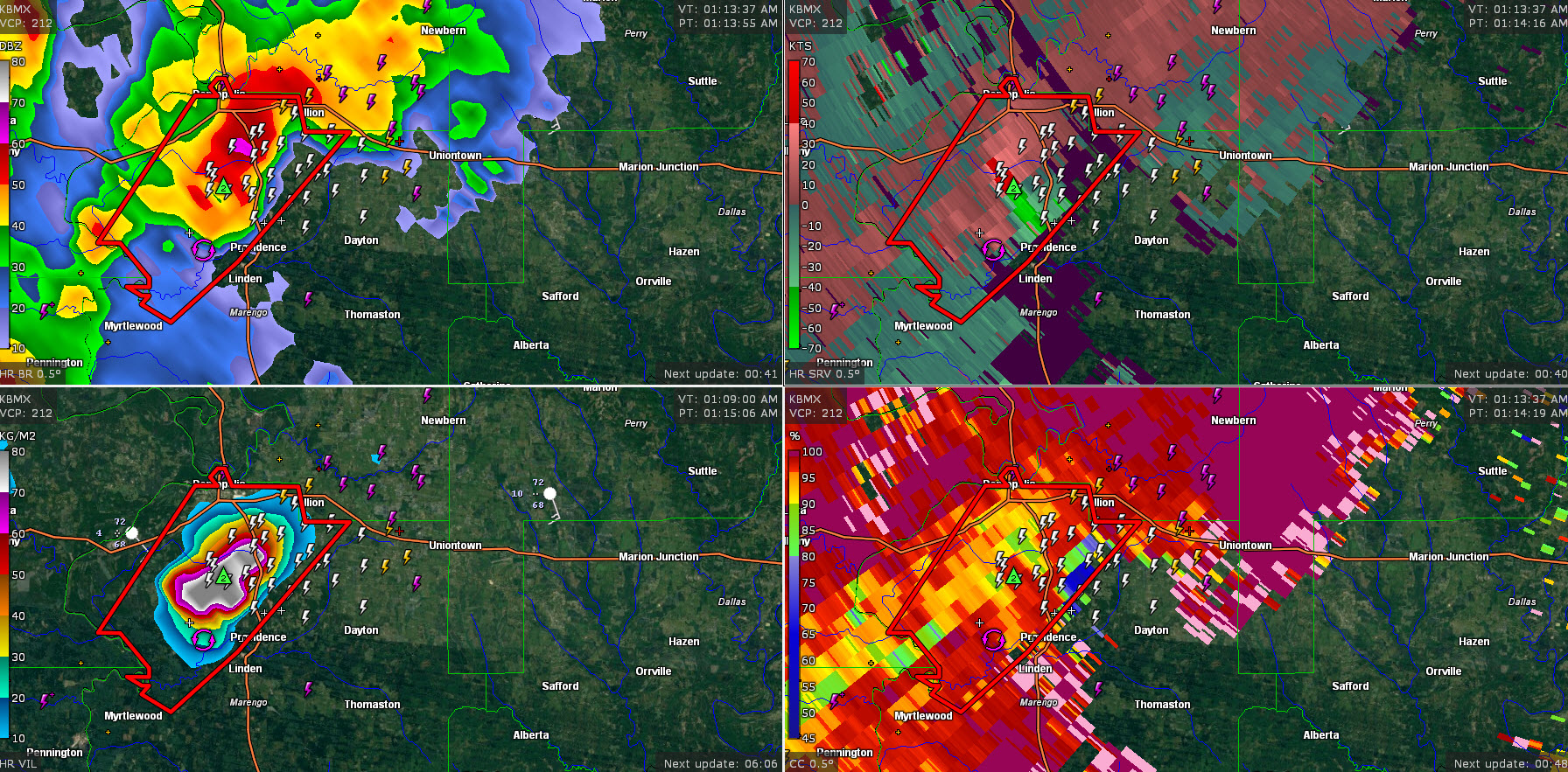 Marengo County Storm is Very Dangerous The Alabama Weather Blog
