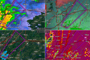 Tracking 2 Tornadoes in Shelby County:  Be in Safe Place if in Either Polygon