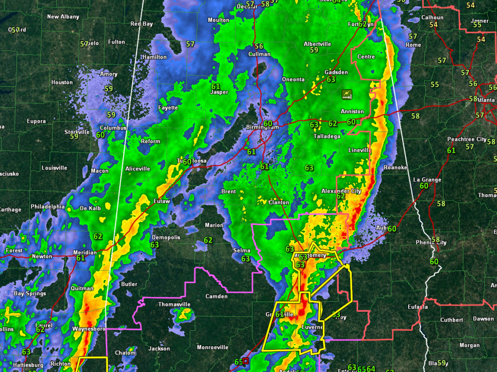 The Latest at 930 p.m. The Alabama Weather Blog