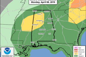 SPC Shrinks Slight Risk, State Still Susceptible To Severe Storms