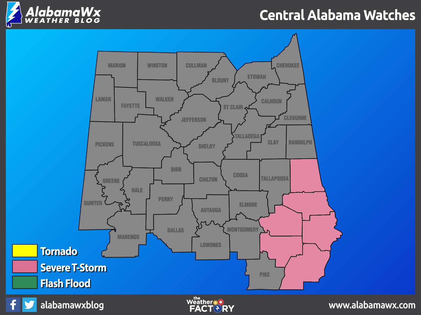 Alabama Weather Update Just After 10:30 p.m.: Second Line of Storms Develop...