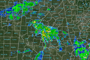 Showers & A Few Claps Of Thunder At Midday, Severe Potential Continues