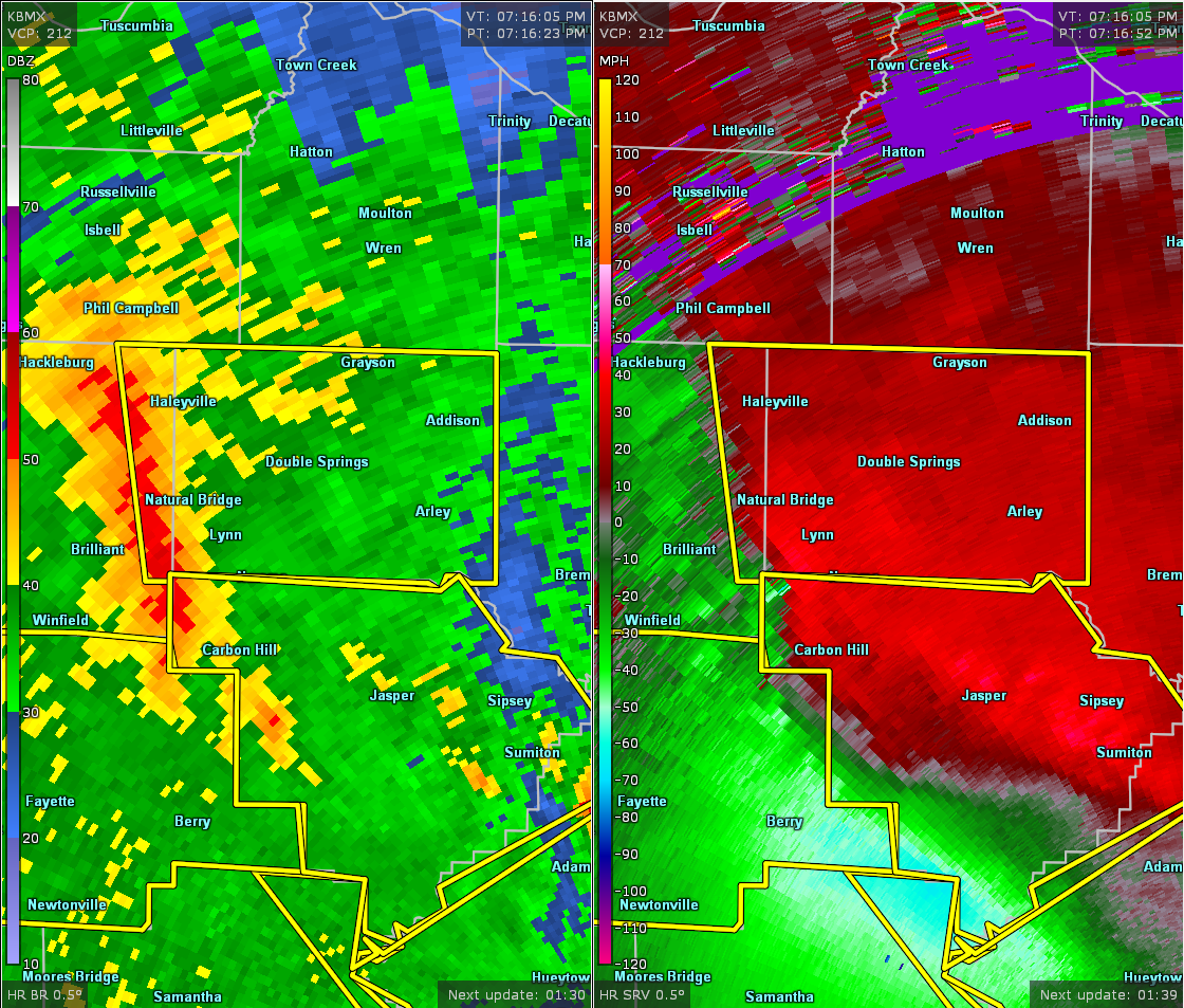 The Severe Thunderstorm Warning For Winston County Is Cancelled ...