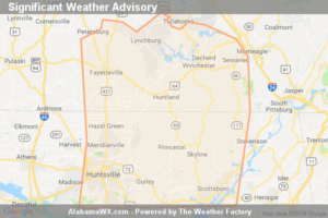 Significant Weather Advisory For Jackson And Madison Counties Until 5:00 AM CDT