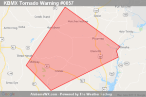 A Tornado Warning Remains In Effect Until 8:30 AM CDT For Northeastern Barbour And Southwestern Russell Counties