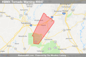 The Tornado Warning For East Central Tuscaloosa County Is Cancelled