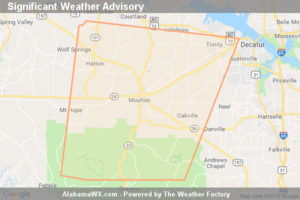 Significant Weather Advisory For West Central Morgan And Lawrence Counties Until 8:15 PM CDT