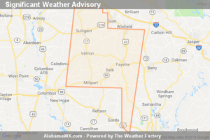 Significant Weather Advisory For West Central Tuscaloosa, Fayette And Lamar Counties Until 2:00 AM CDT
