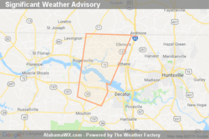 Significant Weather Advisory For Eastern Lauderdale, Northwestern Limestone And Northeastern Lawrence Counties Until 8:45 PM CDT