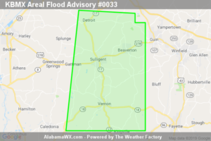 Areal Flood Advisory Issued For Parts Of Lamar County Until 1:15AM