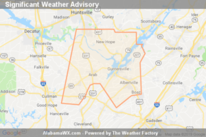 Significant Weather Advisory For Marshall, Southeastern Madison, Northeastern Cullman And Southeastern Morgan Counties Until 4:45 AM CDT