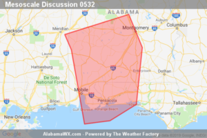 SPC Mesoscale Discussion: Severe Thunderstorm Watch 130…