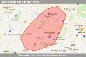 SPC Mesoscale Discussion: Severe Potential… Watch Unlikely