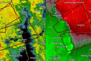 New Tornado Warning For Parts Of Jackson & Madison Counties Until 1:30 PM