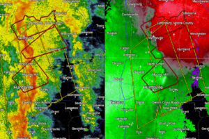 Severe T-Storm Warning Issued For Parts Of Jackson & Madison Counties Until 1:30 PM