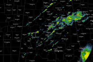 Just A Few Scattered Showers Out There At Midday; Marginal Risk Continues