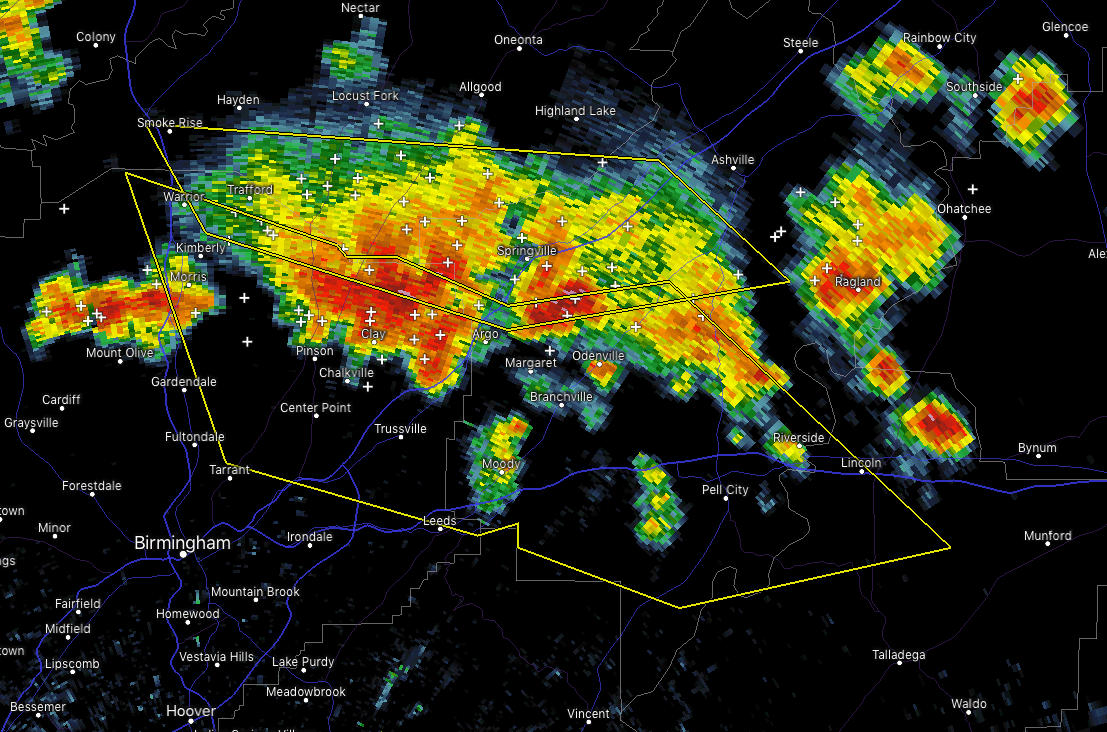 Severe TStorm Warning For Jefferson, St. Clair, Talladega Counties Until 530 PM The Alabama