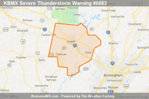 Severe Thunderstorm Warning Issued For Parts Of Walker County Until 12:30PM